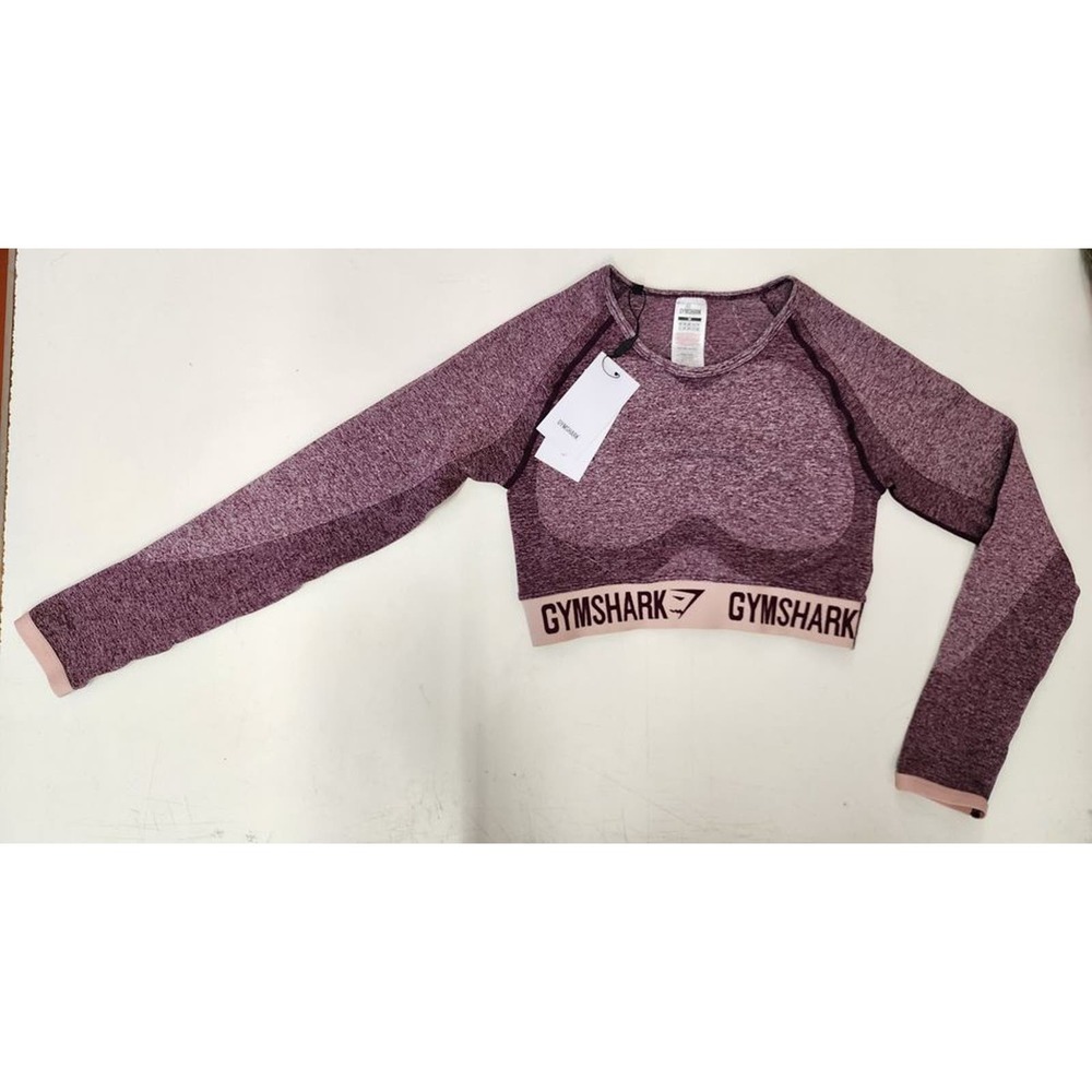 Gymshark Flex Crop Top NWT in Dark Ruby Size M